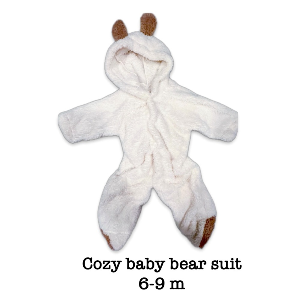 Boutique Cozy Baby Bear Suit